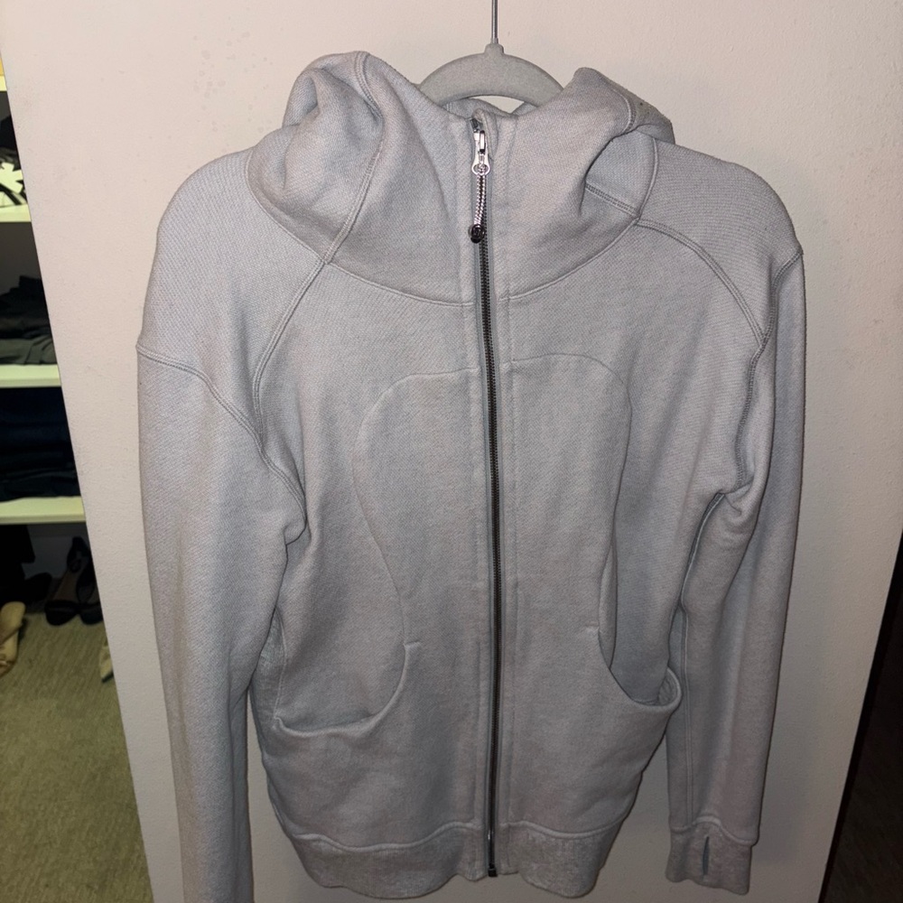 lululemon athletica Gray Zip-Up Hoodie